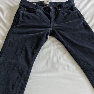 Navy blue JCrew cords, new, never worn